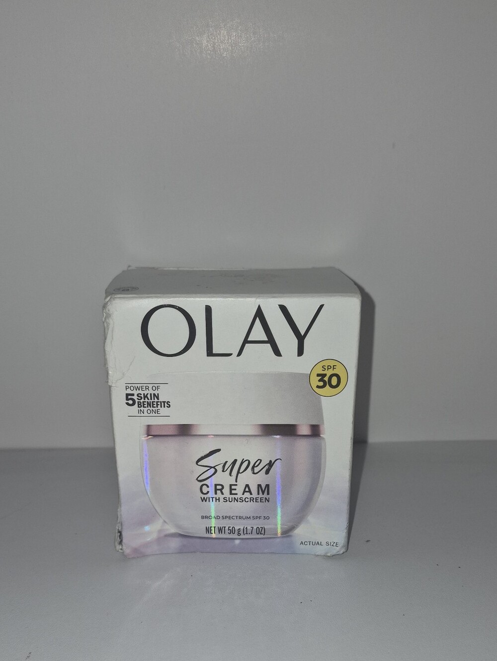 OLAY Super Cream with Sunscreen - White and Gold Accents